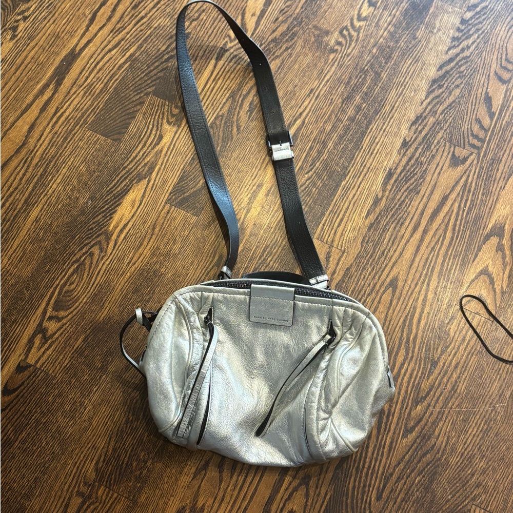 Marc By Marc Jacobs Silver Crossbody Bag